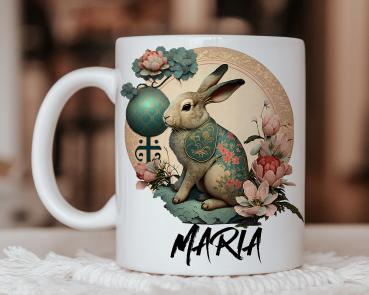 Coffee mug chinese zodiac Rabbit
